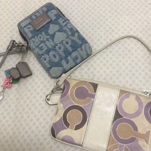 Coach vintage wristlets
